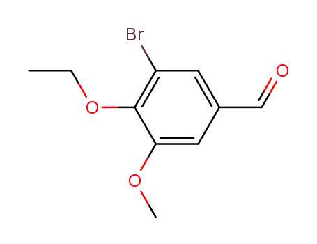 Molecular Structure of 90109-65-2 (3-BROMO-4-ETHOXY-5-METHOXY-BENZALDEHYDE)