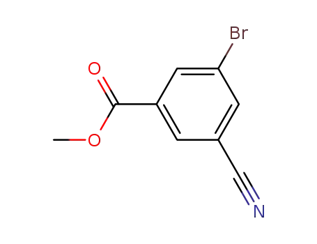 Molecular Structure of 453566-15-9 (3-BroMo-5-cyanobenzoic acid Methyl ester)