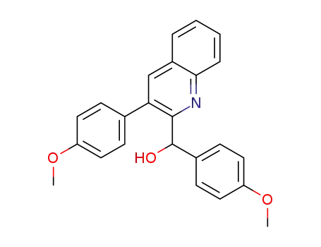 2-(hydroxy-4-methoxyphenylmethyl)-3-(4-methoxyphenyl)quinoline