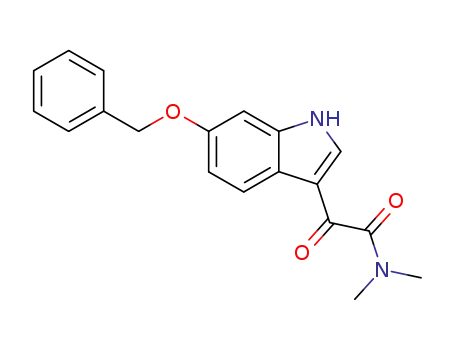 2-(6-(benzyloxy)-1H-indol-3-yl)-N,N-dimethyl-2-oxoacetamide