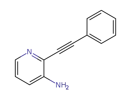 Molecular Structure of 288254-71-7 (3-Amino-2-(Phenylethynyl)pyridine)