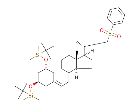(7E)-(1R,3R)-24-phenylsulfonyl-1,3-bis(tert-butyldimethylsililoxy)-9,10-seco-19,22,23-trinorchola-5,7-dien