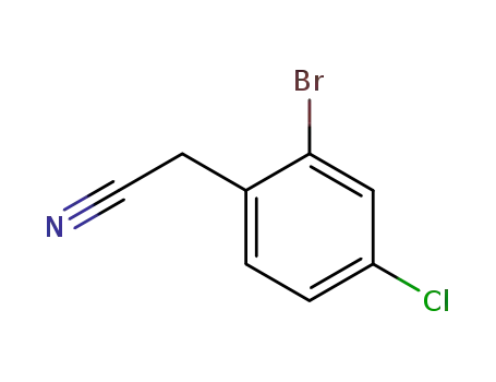 Molecular Structure of 52864-54-7 (2-BROMO-4-CHLOROPHENYLACETONITRILE)