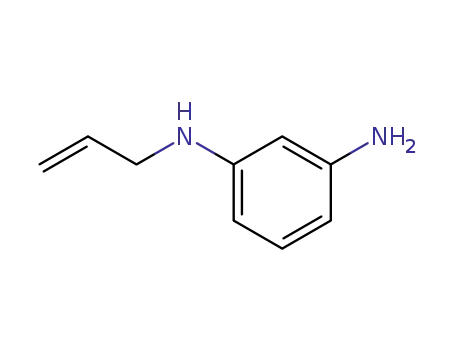 Molecular Structure of 34884-70-3 (N-ALLYL-BENZENE-1,3-DIAMINE)