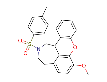 7-methoxy-2-tosyl-2,3,4,12b-tetrahydro-1H-xantheno[9,1-cd]azepine