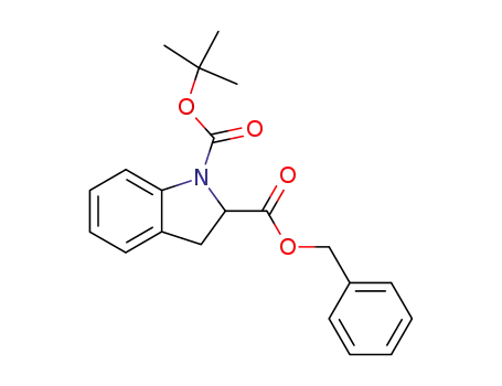 1H-인돌-1,2-디카르복실산, 2,3-디히드로-, 1-(1,1-디메틸에틸) 2-(페닐메틸)에스테르