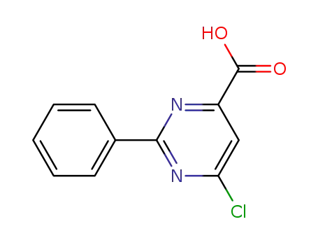 6- 클로로 -2- 페닐-피리 미딘 -4- 카르 복실 산