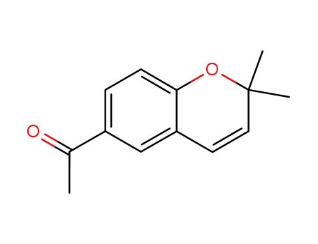 Molecular Structure of 19013-07-1 (2,2-Dimethyl-6-acetyl-2H-1-benzopyran)