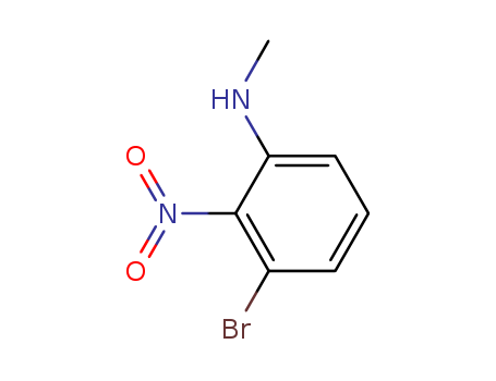 BenzenaMine, 3-broMo-N-Methyl-2-nitro-