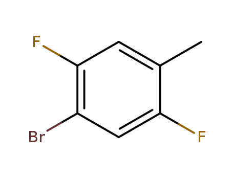 Molecular Structure of 252004-42-5 (1-bromo-2,5-difluoro-4-methylbenzene)