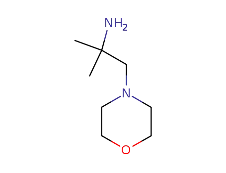 Molecular Structure of 6105-75-5 (2-Methyl-1-morpholino-2-propanamine)