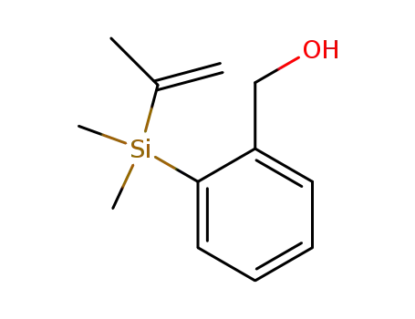 Benzenemethanol, 2-[dimethyl(1-methylethenyl)silyl]-
