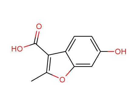 Molecular Structure of 854515-52-9 (6-Hydroxy-2-methylbenzofuran-3-carboxylic acid)