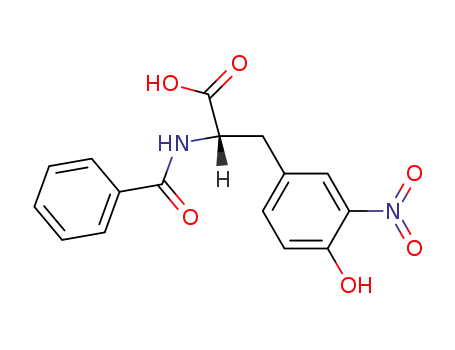 Molecular Structure of 59921-69-6 (1-nitrohydroxyphenyl-N-benzoylalanine)