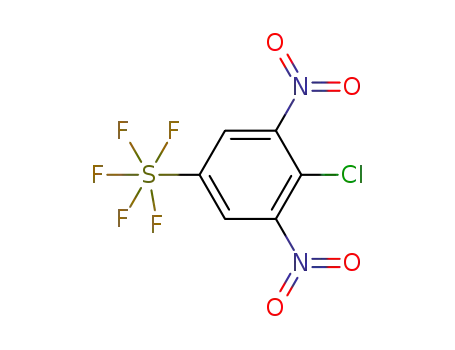 Molecular Structure of 842158-34-3 (1-chloro-2,6-dinitrobenzene-4-(pentafluorosulfanyl)benzene)