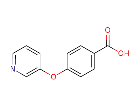 Molecular Structure of 437383-99-8 (4-(PYRIDIN-3-YLOXY)BENZOIC ACID)
