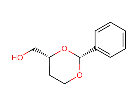 Molecular Structure of 3969-69-5 ((+/-)-cis-4-hydroxymethyl-2-phenyl-1,3-dioxolane)