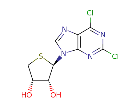 (2R,3R,4S)-2-(2,6-dichloro-9H-purin-9-yl)-tetrahydrothiophene-3,4-diol