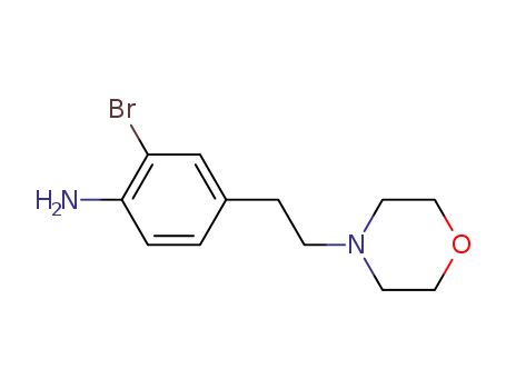 2-bromo-4-(2-morpholin-4-yl-ethyl)-phenylamine