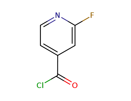 Molecular Structure of 65352-95-6 (4-Pyridinecarbonyl chloride, 2-fluoro- (9CI))
