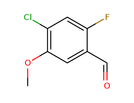 4-CHLORO-2-FLUORO-5-METHOXYBENZALDEHYDECAS