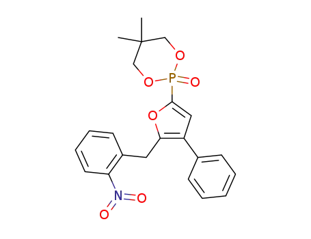 5-(5,5-dimethyl-2-oxo-1,3,2-dioxaphosphinan-2-yl)-2-(2-nitrobenzyl)-3-phenylfuran