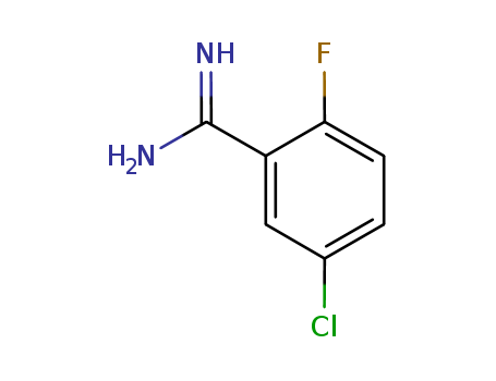 5-chloro-2-fluoroBenzenecarboximidamide