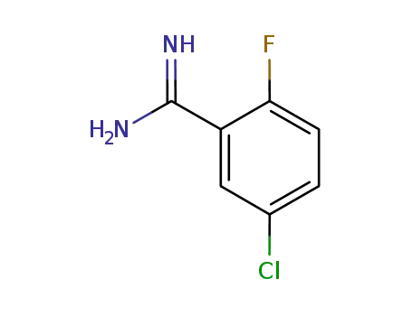Molecular Structure of 674793-32-9 (5-chloro-2-fluorobenzamidine)