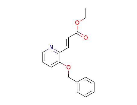 2-Propenoic acid, 3-[3-(phenylmethoxy)-2-pyridinyl]-, ethyl ester, (E)-