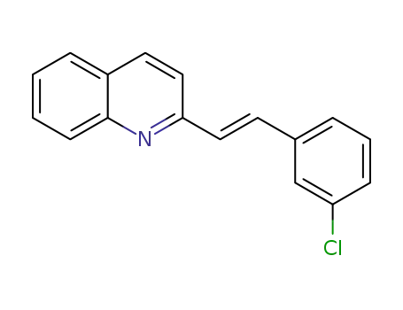 Molecular Structure of 1318193-02-0 ((E)-2-(3-chlorostyryl)quinoline)