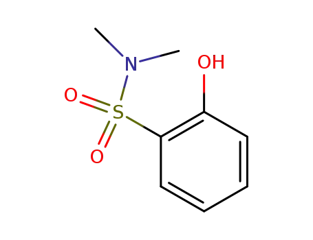 Molecular Structure of 30988-90-0 (Benzenesulfonamide, 2-hydroxy-N,N-dimethyl-)