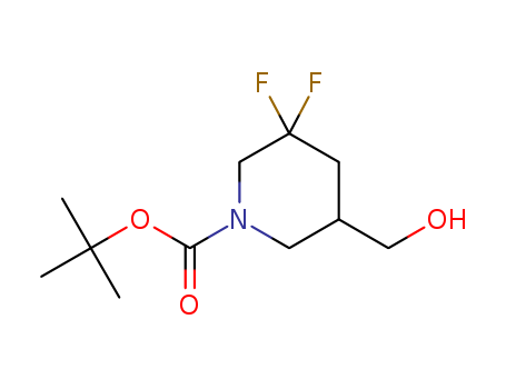 TERT-BUTYL 3,3-DIFLUORO-5-(HYDROXYMETHYL)PIPERIDINE-1-CARBOXYLATE