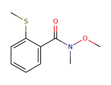 Benzamide, N-methoxy-N-methyl-2-(methylthio)-