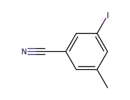 Molecular Structure of 52107-71-8 (3-iodo-5-Methylbenzonitrile)