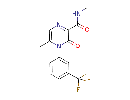 N,5-dimethyl-3-oxo-4-[3-(trifluoromethyl)phenyl]-3,4-dihydropyrazine-2-carboxamide