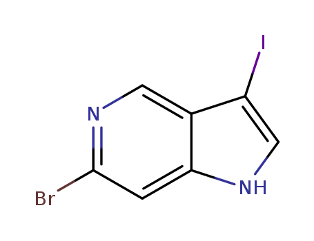 1H-Pyrrolo[3,2-c]pyridine, 6-bromo-3-iodo-