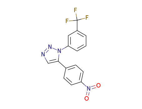 1H-1,2,3-Triazole, 5-(4-nitrophenyl)-1-[3-(trifluoromethyl)phenyl]-