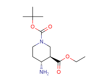 (3R,4R)-4-aMinopiperidine-1,3-dicarboxylic acid 1-tert-butyl ester 3-ethyl ester(388108-34-7)