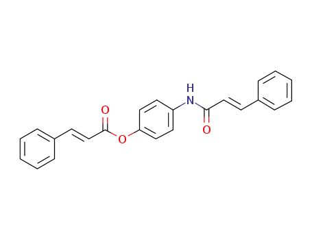 4-(cinnamoylamino)phenyl 3-phenylacrylate