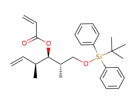 2-Propenoic acid,
(1R,2S)-1-[(1S)-2-[[(1,1-dimethylethyl)diphenylsilyl]oxy]-1-methylethyl]-2-
methyl-3-buten-1-yl ester