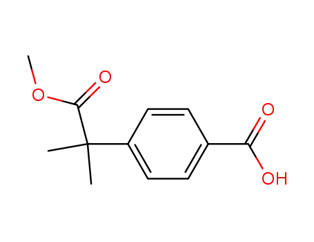 4-(2-methoxy-1,1-dimethyl-2-oxoethyl)benzoic acid
