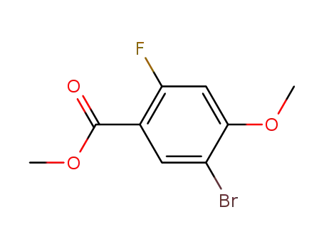 5-브로모-2-플루오로-4-메톡시-벤조산 메틸 에스테르