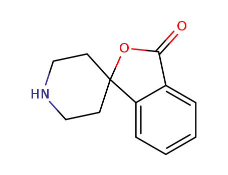 Molecular Structure of 37663-46-0 (Spiro[isobenzofuran-1(3H),4'-piperidin]-3-one)