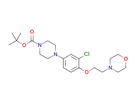 1,1-dimethylethyl 4-[3-chloro-4-(2-morpholin-4-yl-ethoxy)phenyl]piperazine-1-carboxylate