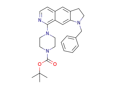1-benzyl-2,3-dihydro-8-(4-tert-butyloxycarbonylpiperazin-1-yl)pyrrolo[3,2-g]isoquinoline