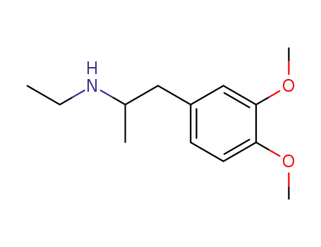 Molecular Structure of 33236-62-3 ([2-(3,4-dimethoxy-phenyl)-1-methyl-ethyl]-ethyl amine)
