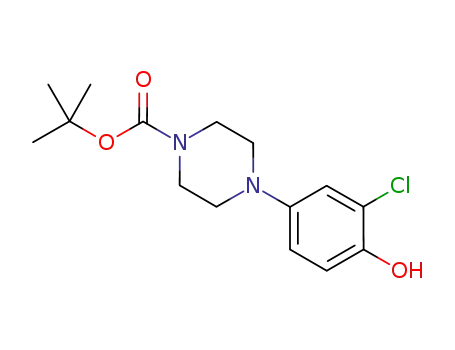 1,1-dimethylethyl 4-(3-chloro-4-hydroxyphenyl)-piperazine-1-carboxylate