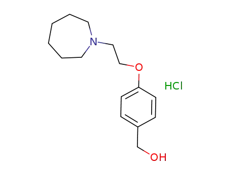 벤젠메탄올, 4-[2-(헥사하이드로-1H-아제핀-1-일)에톡시]-(염산염)