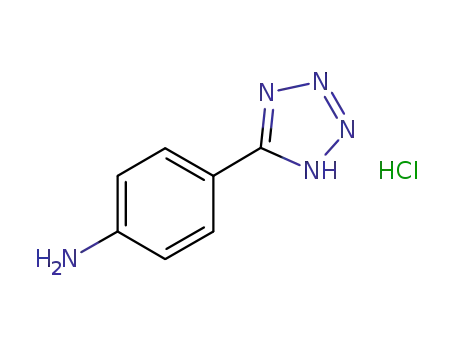 4-(1H-tetrazol-5-yl)benzenaminium chloride