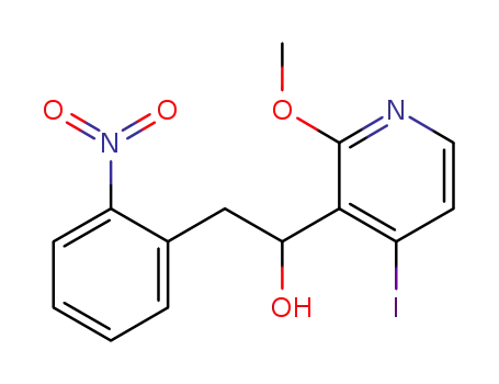 1-(4-iodo-2-methoxy-pyridin-3-yl)-2-(2-nitro-phenyl)-ethanol